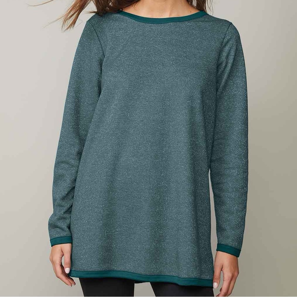 Studio 1886 Tie Back Glitter Top